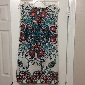 Joy Joy Women's Knee length Shift Dress Size Small Poly/Spandex